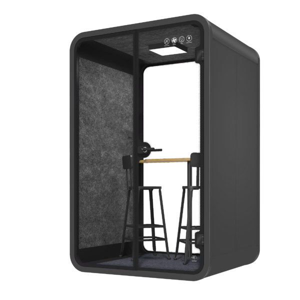 Dynami Mini Office Meeting Room 2 Person M-a-dark gray