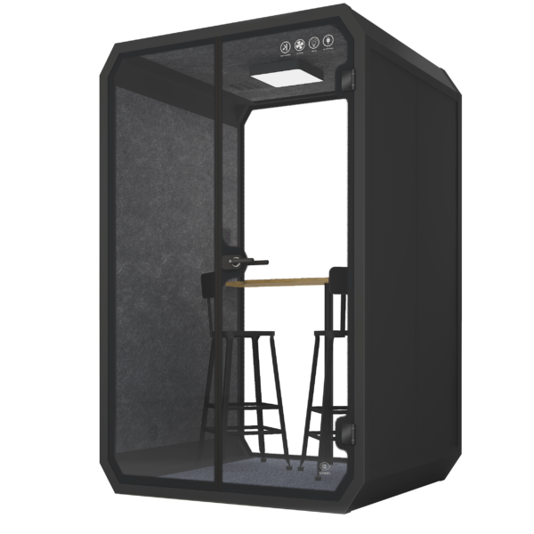 Dynami Silent Office Pod M-b-dark grey
