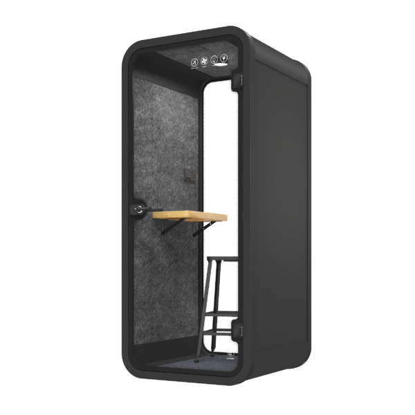 Meeting Pod Soundproof S-a-dark gray