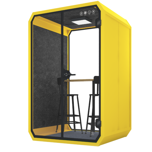 Modern Acoustic Private Pods M-b-lemon yellow 01