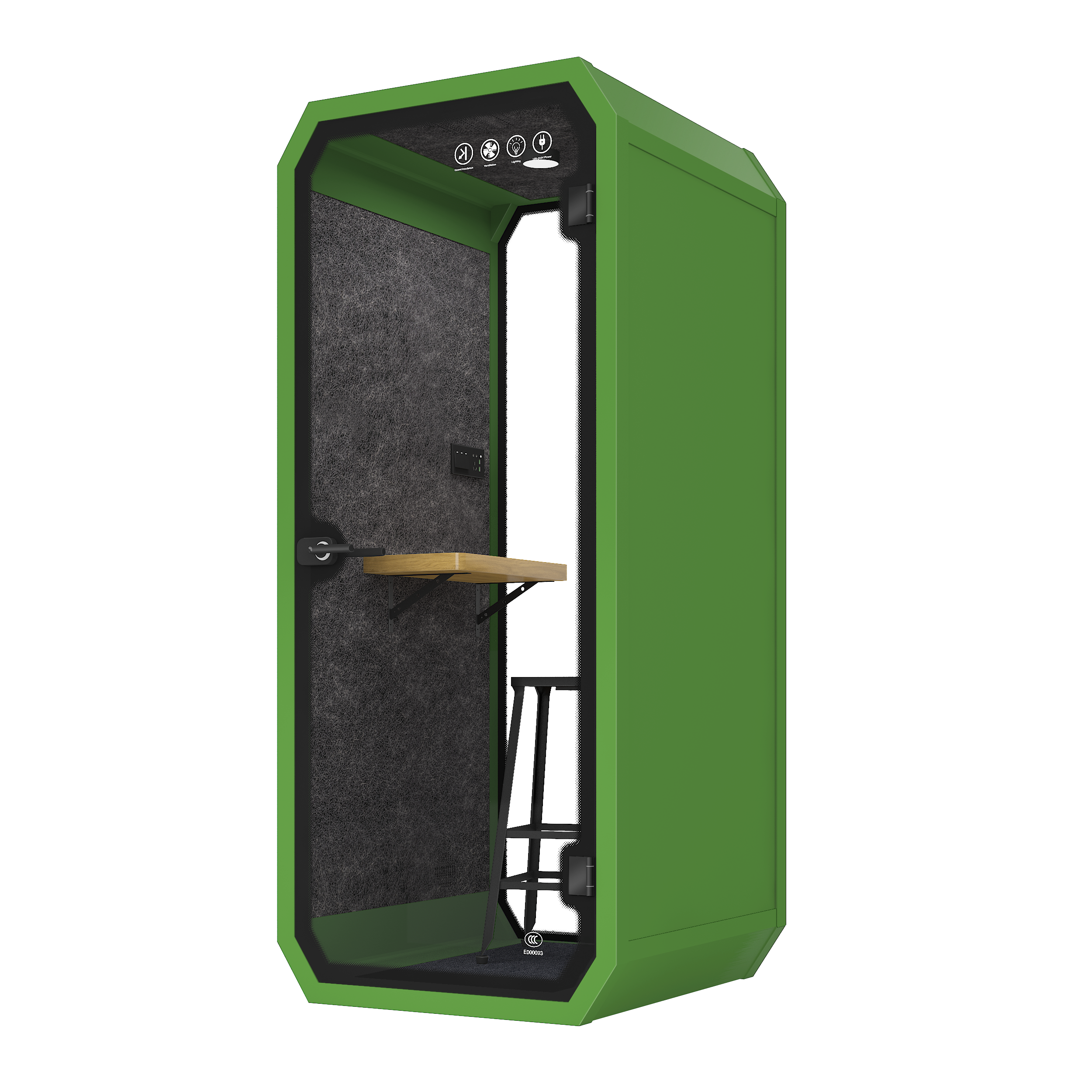 Modern Design Silent Pod Single Person S size grass green