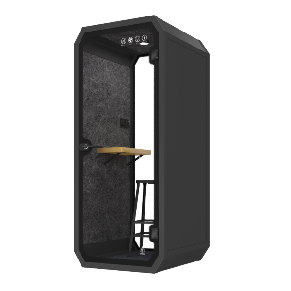 Modern Design Silent Pod Single Person dark gray S size