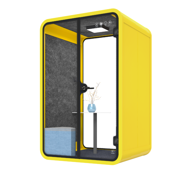 Office Cabin Soundproof M-a-lemon yellow 03