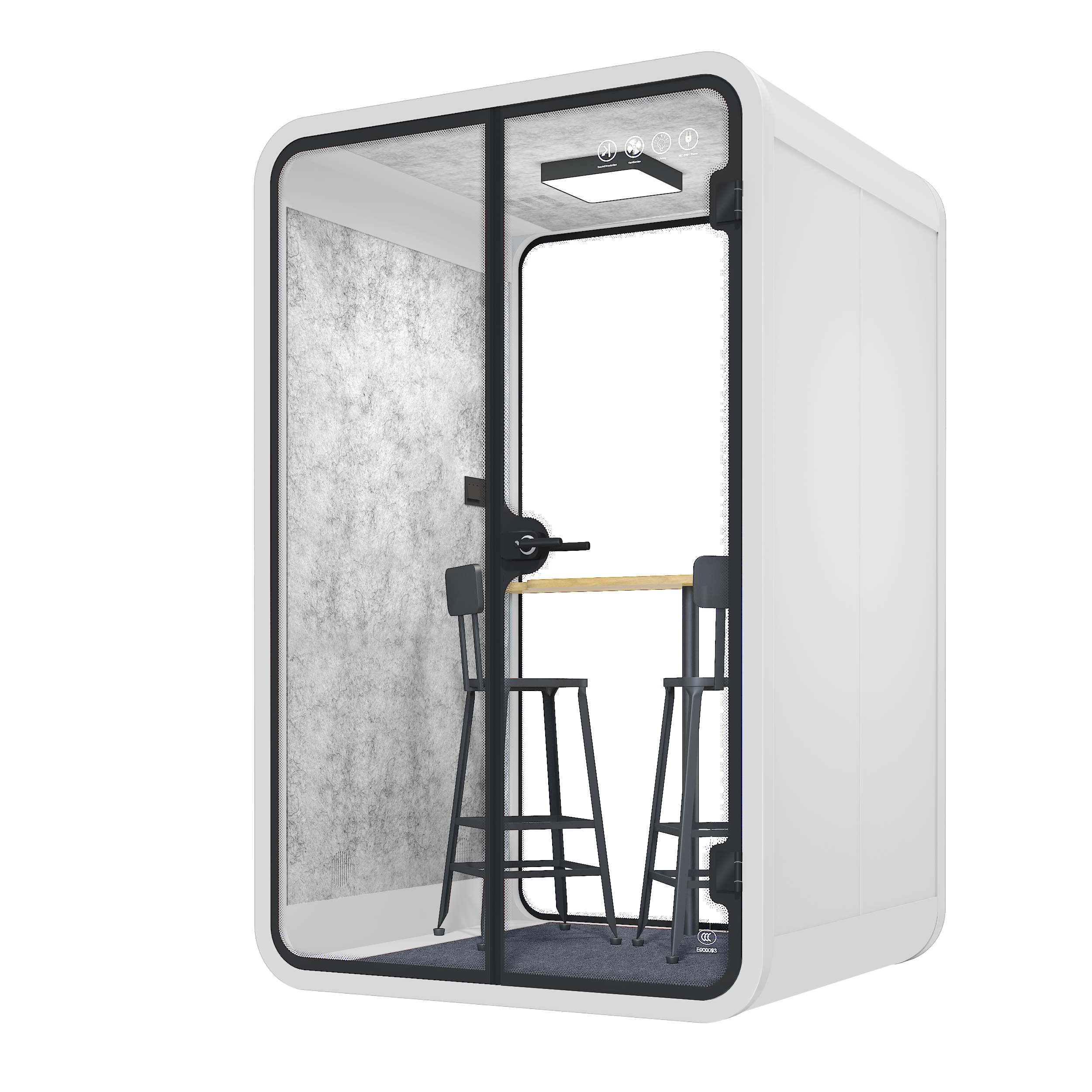 Private Pod Soundproof M-a-raw white