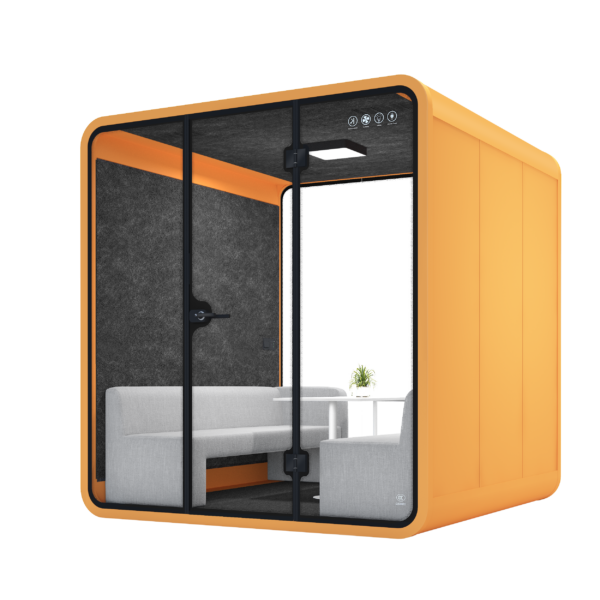 Stylish Sound Booths XL-a-deep orange